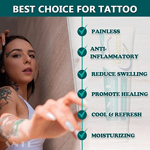 Zsibbasztó Krém Tetoválás, (120g) 2 Csövek × 2.12 Oz 6-8 Óra Tartós Tetoválás Zsibbasztó Krém, Mielőtt Tetoválás, Nagy Kapacitású Tetoválás