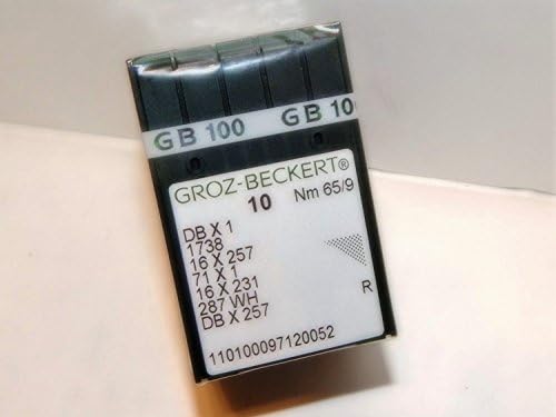 100 Groz Beckert 16X231 16X257 DBX1 Varrógép Tű (Énekes, 11-es Méretű (Metrikus Méret 75))