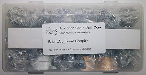 Ékszerész Starter Kit Ugrás A Gyűrűk Fényes Alumínium Méret Sampler Amerikai Chainmail