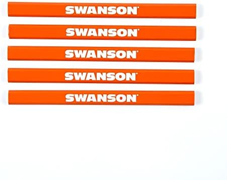 Swanson Eszköz Co CP700 5 Csomag Narancssárga Swanson Ács Ceruza Grafit Fekete