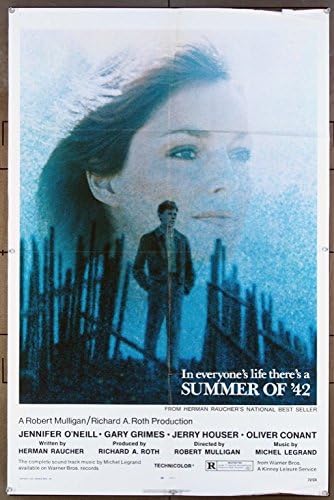 Nyáron 42 (1971) Film Poszter 27x41 Egy AMERIKAI-Lap GARY GRIMES JENNIFER O ' neill Film rendezte: ROBERT MULLIGAN