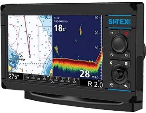 Si-Tex NavPro 900F 9 Hibrid érintőképernyő Diagram Plotter/Fishfinder 1000 Wattos Csip Szonár