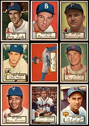 1952 Topps Baseball Alacsony Száma Teljes Készlet (Baseball Szett) VG