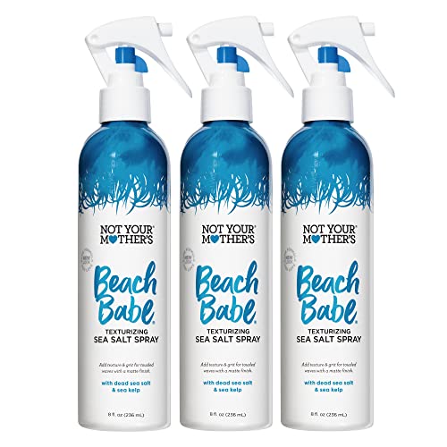 Nem Az Anyád Beach Babe Tengeri Só Spray - 8 fl oz - Spray Kócos Haj - Add Állagú, Finomság, hogy a Haj egy Matt (8 uncia, 3-Pack)