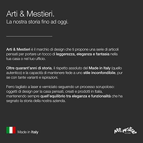 Arti & Mestieri A Királynő Design Fogas, Made in Italy - Vas 80 x 30 cm (Homok)