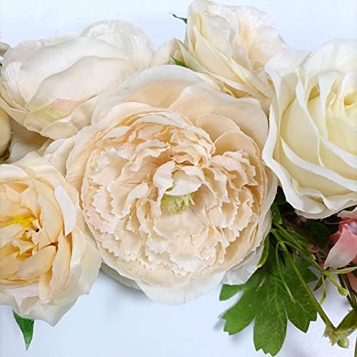 OrgMemory Esküvői Boltív Virágok, Mesterséges Virágos Swags, 27 Dekoratív Szajré, Mesterséges Virág Szajré az Ajtót lakodalom