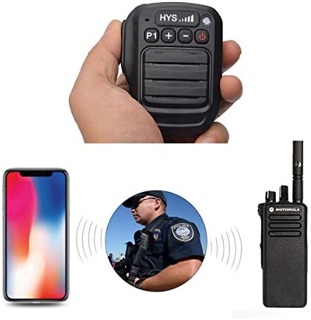 HYS Bluetooth Vezeték nélküli Váll Mic Vízálló Kézi Beszélő Mikrofon 2 Pin Rádió Mikrofon a Motorola RMM2050 GP300 CP200