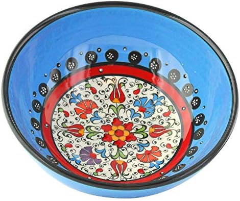 Nimet Klasszikus török Porcelán Tál 15cm által Paykoc N10015 Világos Kék