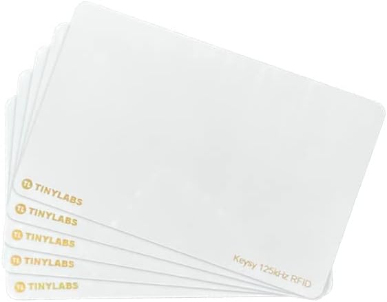 Keysy Újraírható RFID Keycards (5 Csomag) (Fehér)