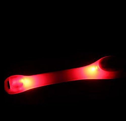 MoDA Fényvisszaverő Vízálló, Állítható Szilikon LED Villogó Fény Karszalagot Heveder Futás, Kerékpározás, Gyaloglás & More