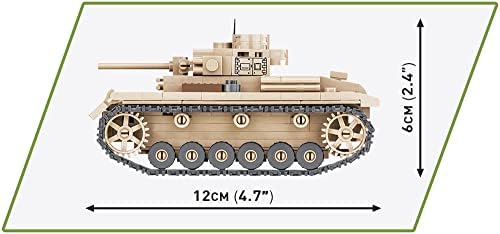 COBI Történelmi Gyűjtemény második VILÁGHÁBORÚ Panzer III Ausf. J. Tartály