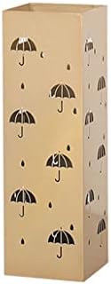 ZYHHDP Fém esernyőtartó, Téglatest Esernyő tartó, Vas Művészet Keret, az Esernyő, a sétapálca, Otthoni, Irodai, illetve Lakás (Szín : Arany)