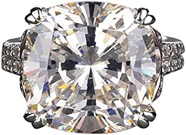 Yistu Szórakoztató Gyűrűk Nők Cirkon Női Gyémánt jegygyűrűk, Eljegyzési Gyémánt Gyűrű Gyűrű, Ékszerek, Gyűrűk Nyuszi Gyűrű (D, Egy Méret)