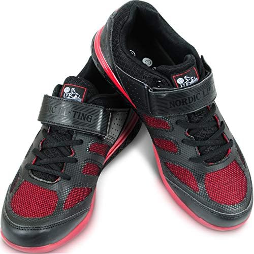 Északi Emelő Fal Labda 25 lb Csomag Cipő Venja 7-es Méret - Fekete-Piros