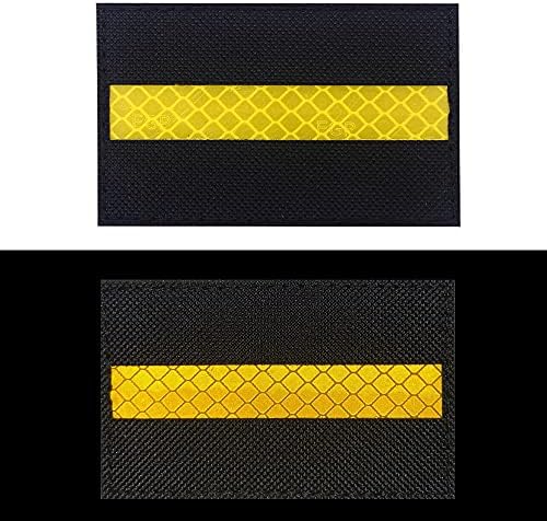 IR Infravörös Biztonsági Javítás Tűzoltó Rendőrség Vékony Kék Piros Sárga vonal Fényvisszaverő Taktikai Applied a Sisak Egységes
