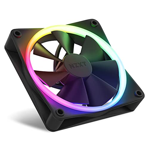 Nzxt F120 RGB Rajongók - RF-R12SF-B1 - Speciális RGB Világítás Beállítása - Halk Hűtés - Egységes (RGB Ventilátor, valamint Adatkezelő