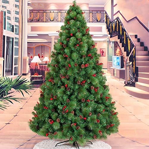 4FT Mesterséges karácsonyfa, Kivilágítatlan karácsonyfa Fenyő Csuklós fenyőtoboz Karácsonyi Dekoráció állvánnyal, Beltéri & Outdoor-Zöld
