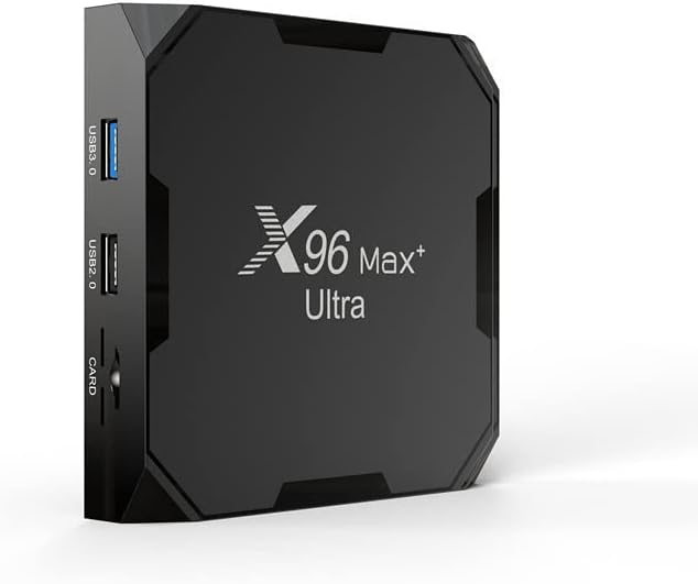 4 GB 64 gb-os X96 Max Plus Ultra Android TV Box 11 Amlogic S905X4 2.4 G 5G Kettős WiFi BT4.0 Támogató AV1 H. 265 8K HDR Set Top Box i8 Billentyűzet