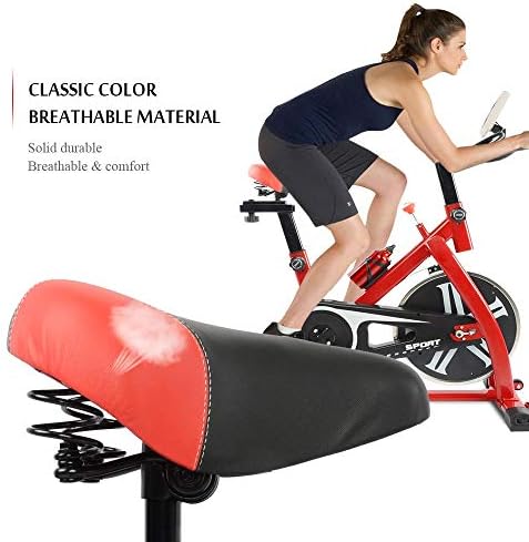 Álló Gyakorlat Kerékpár, Fitness Kerékpár Kerékpár Cardio Haza Sport fitness Képzés Piros MAX 400lbs