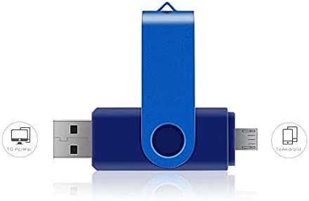 ZYZMH USB Flash Meghajtók 32 GB 16 gb-os pendrive 128GB Pendrive 64 gb-os OTG 2 az 1-ben USB pendrive 4GB 8GB (Kapacitás : 128GB, Szín :