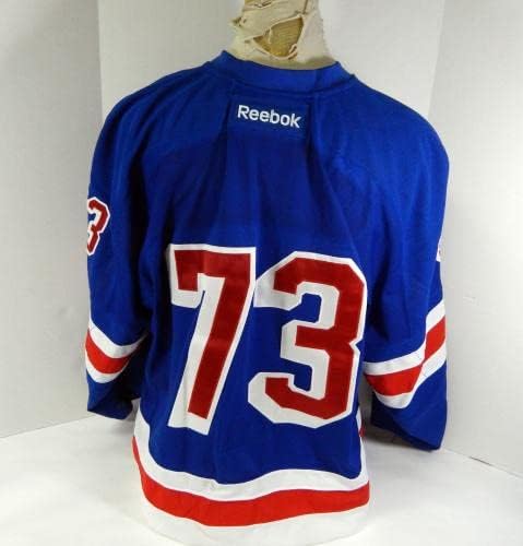 A New York Rangers 73 Játék Kiadott Kék Haza Jersey Reebok 58 DP40489 - Játék Használt NHL-Mezek