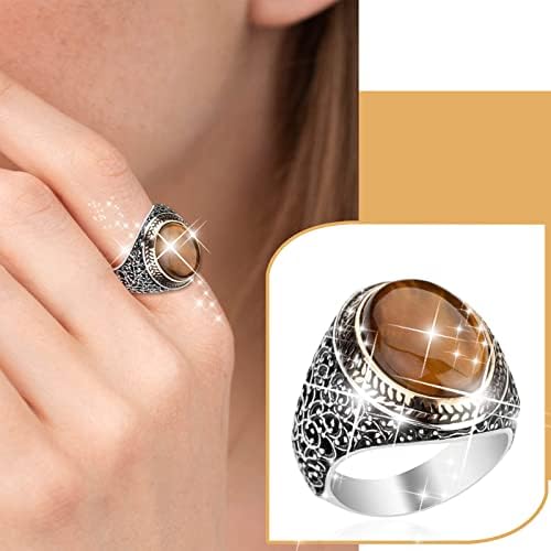 Drágakő Művészeti Vésett Unisex Gyűrű Egyszerű Divat Ékszerek Legnépszerűbb Tartozékok Női Eljegyzési Gyűrűk