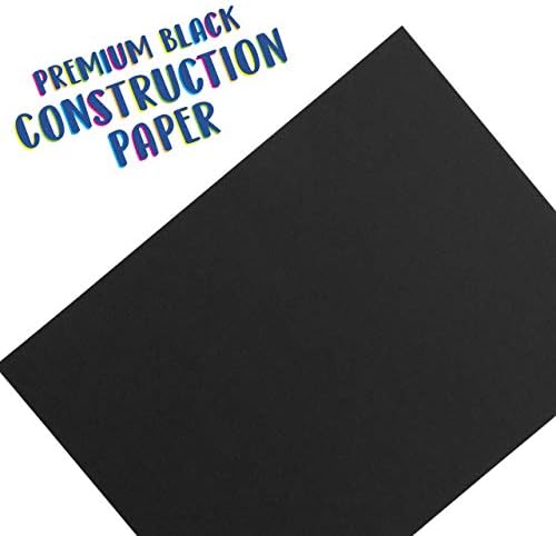 Crayola Fekete Építési Papír, Prémium Művészeti Kellékek, Standard Méret, 50 Gróf