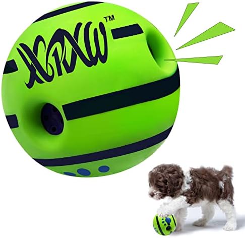 XXRXW Lötyög Kacaj Ball Kutyáknak, Interaktív Nyikorgó Pet Supplies Játékok, Vicces Kacaj Hangzik, Amikor Hengerelt vagy Megrendült,a