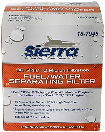 Új Sierra 18-7945 Üzemanyag-Víz Elválasztó Szűrő 4 Csomag SIE 7945