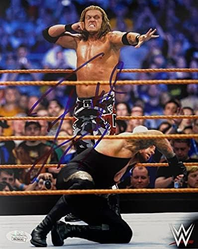 WWE Kizárólagos Széle Alá Dedikált 11x14 Fotó SZÖVETSÉG Hitelesítés 1 - Dedikált Birkózás Fotók
