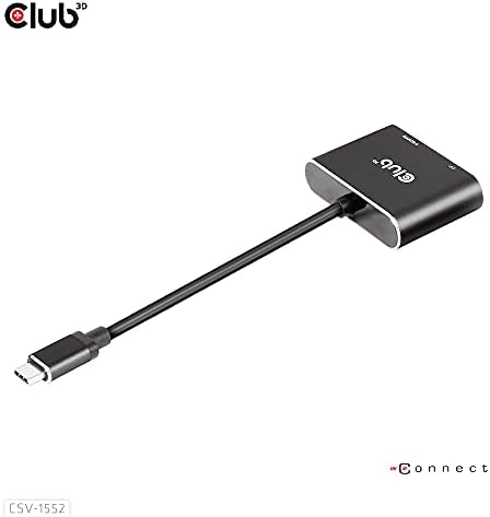 A Club 3D 2 Port Multi Monitor Adapter USB Típus C-Displayport-4K-60Hz, valamint a HDMI-4K-60Hz Elosztó - USB Típus C-Displayport-4K-60HZ,