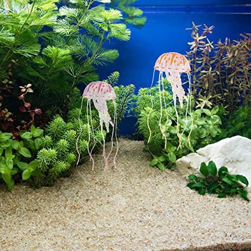Ipetboom Dekoráció Növények 4 Db Akvárium Dísz Úszó Izzó akvárium Szilikon Dekoráció Ragyogott A Sötét Fél Szívességet Szobor Mesterséges