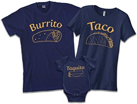 Burrito Taco Taquito | Apa, Anya, Baba Megfelelő Családi Ing Szett