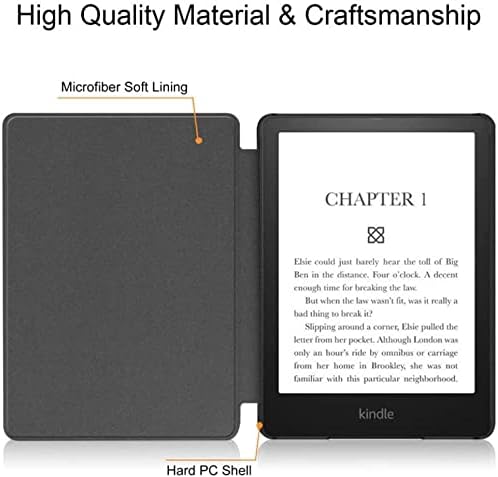 Case 6 Kindle (10 Generáció, 2019-Es Kiadás), Ultra Könnyű Shell Cover Automatikus Wake/Sleep - Hold-Tenger