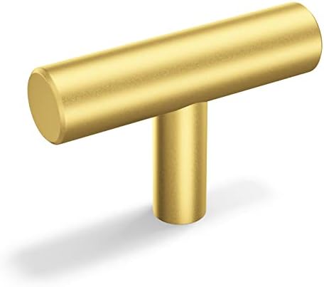 goldenwarm 10 Csomag Arany Kabinet Gombok Csiszolt Réz Fiókban Gombok Arany Komód Hardver - LS201GD Egyetlen Lyuk Fogantyúk Konyhai Szekrény
