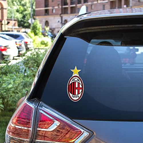 A. C. Milan-FC Olaszország labdarúgás Labdarúgás Vinyl Matrica, Autó Lökhárító Matrica - Hosszabb Oldalon 5