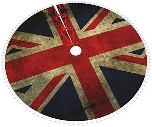 Brit Zászló Táncos Karácsonyfa Szoknya Party Dekoráció Fa Szoknya. Átmérő Hüvelyk 30/36/48