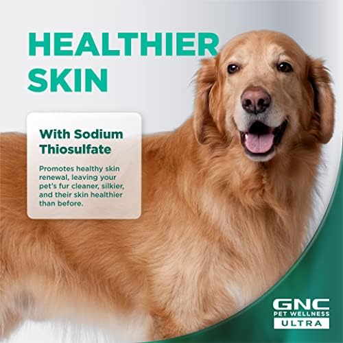 GNC Ultra Gyógyszeres Anti-Seborrheás Sampon 16oz | Korpásodás elleni Sampon Kutyák | Anti-Seborrheás Sampon Viszkető Olajos