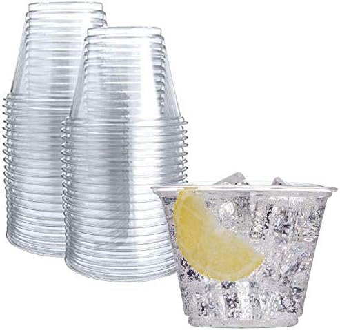 Átlátszó Műanyag Poharak | Műanyag pohár | Tiszta Eldobható Poharak | HÁZIÁLLAT Tiszta Csésze | Műanyag Csésze Víz | Műanyag Pohár