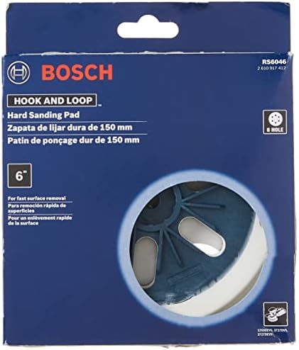 BOSCH RS6046 Nehéz Hook-&-Hurok Sander Hordozó Pad,Fekete