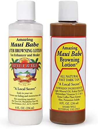 Maui Bébi Előtt, Illetve Után Browning Krém, [2-Pack]- Előtt, Illetve Után, Napbarnított, Made In USA, 8 Dkg