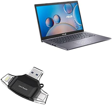 BoxWave Smart Modul Kompatibilis az ASUS VivoBook 14 (F415) - AllReader SD Kártya Olvasó, microSD Kártya Olvasó SD-Kompakt USB ASUS VivoBook