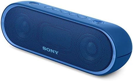 Sony SRSXB20 Hordozható Bluetooth Hangszóró (Kék) a Knox Felszerelés kemény héjú Utazás, védőtok Csomag (2 Elem)