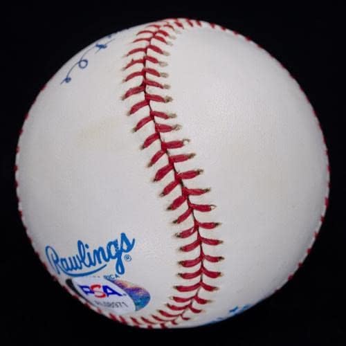 Mickey Mantle NEM.7 Aláírt OAL Baseball PSA/DNS-Grade 8 Auto - Dedikált Baseball