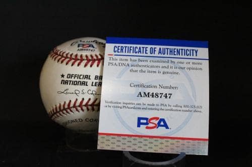 Bobby Thompson Ralph Branca Aláírt Baseball Autogramot Auto PSA/DNS AM48747 - Dedikált Baseball