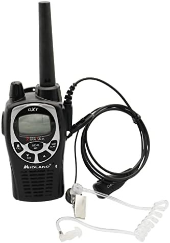 Walkie Talkie, Fülhallgató Mikrofon 2 Pin Akusztikus Cső Fülhallgató Kompatibilis Midland GXT1000VP4 LXT500VP3 LXT600VP3