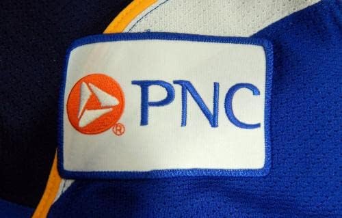 2012-13 Peoria Rivermen St. Louis Blues Cade Fairchild 27 Játékban Használt Kék Jersey - Játék Használt NHL-Mezek