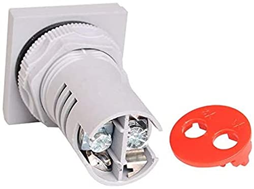 Szliyands Digitális Kijelző HÁLÓZATI Feszültség Jelző, 22mm Tér Fejét LED Feszültség Teszter AC50~500V Voltmérő Monitor (Piros)