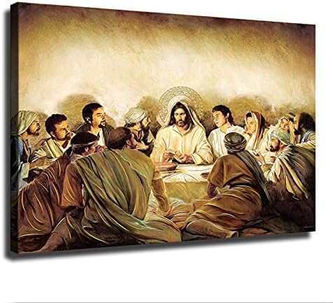 Jesucristo Saint Utolsó Vacsora Vallási Wall Art Poszter Nyomtatás Vászonra Wall Art Dekoratív Festészet Modern Művészet Fal Decor Hálószoba