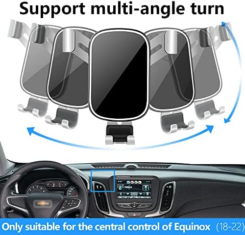 musttrue LUNQIN Autós Telefon tartó 2018-2023 Chevrolet Equinox SUV [Nagy Telefonok Esetében Barátságos] Auto Tartozékok Navigáció